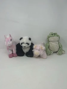 Ganz Webkinz Plush Bundle Unicorn Panda Pig Frog - Picture 1 of 5