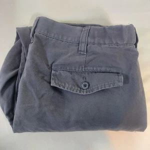 Croft and Barrow Herren Grau Cargo Hose Chino Baumwolle Größe 36x29 Ripstop Lesen! - Bild 1 von 9