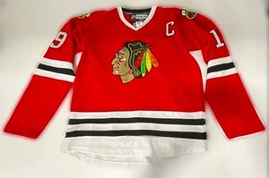 NHL Chicago Blackhawks Toews #19 Jersey Reebok Size Large Fan Gear Stiched - Picture 1 of 7