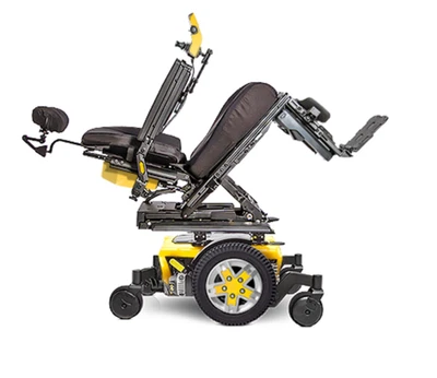 Silla de ruedas eléctrica Quantum Edge 3 nivel pocas horas-inclinación-reclinación-reposapiés Foto 1 de 4