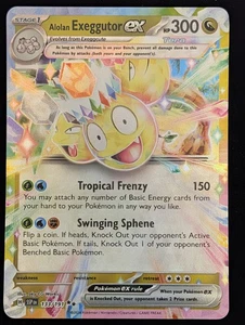 Alolan Exeggutor ex - (133/191) SV08: Surging Sparks Pokemon NM - Picture 1 of 2