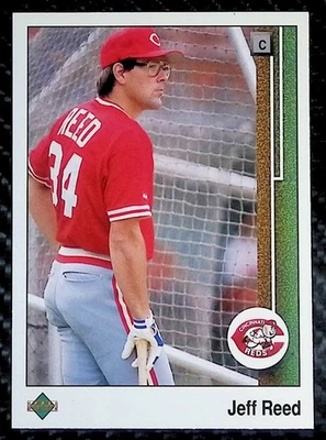 1989 Upper Deck #276 - Jeff Reed - Cincinnati Reds - Image 1 of 2