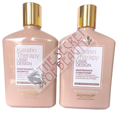 Alfaparf Lisse Design Keratin Therapy Maintenance Shampoo & Conditioner Set/Kit - Image 1 of 2