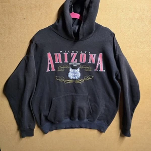 Rare VTG HOME TEAM Advantage Arizona Wildcats Basketball Hoodie 90s M - Picture 1 of 7
