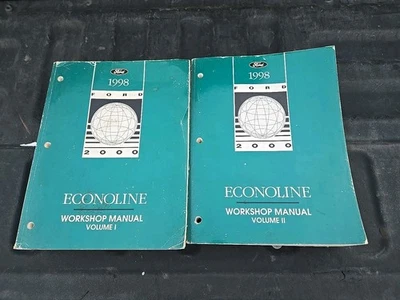 1998 Ford Econoline E150 E250 E350 фургон магазин сервис ремонт ручной объем 1 и 2 - Изображение 1 из 4