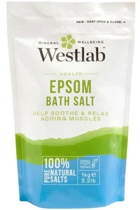 Epsom Bath Salt 1kg (Westlab) - Picture 1 of 1