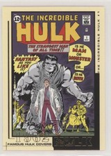 2003 Upper Deck Entertainment Marvel Film and Comic Cards Famous Covers Hulk 0e3