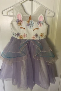Ibtom Castle Size 120 (5-7 Years) Girls Party Dress Unicorn - Picture 1 of 11