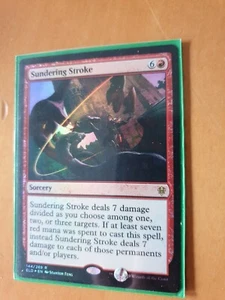 Sundering Stroke, FOIL, rare, MtG, Throne of Eldraine, englisch - Bild 1 von 3