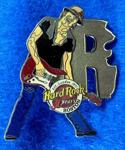 PIN BOSTON BRUCE SPRINGSTEEN THE BOSS LETRA R SERIE MÚSICO Hard Rock Café - Imagen 1 de 1