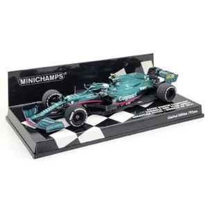2021 Sebastian Vettel Aston Martin F1 Team AMR21 Monaco GP - 1/43 Minichamps - Bild 1 von 3