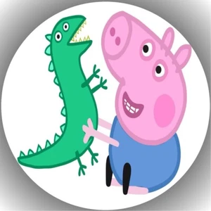 Tortenaufleger Geburtstag Tortenbild Fondant Peppa Pig L41 - Bild 1 von 1