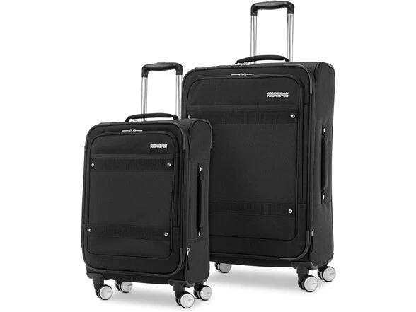 NEW American Tourister Whim Softside Expandable Luggage w Spinners 2PC 21" 25" - Image 1 of 1