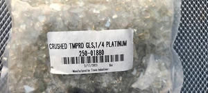 Travis 2.5 Lbs,  1/4 Crushed Tempered Glass - Platinum, 250-01880, Fireplace - Picture 1 of 1