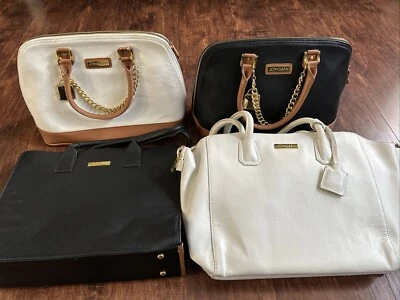 Joy & Iman Bolso de Mano y Cartera Grande de Cuero Lote de Cuatro Todos Nuevos Excelente Precio Foto 1 de 4