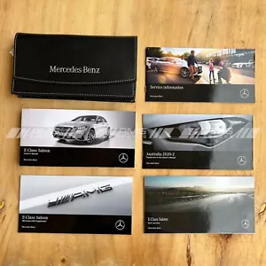 Genuine Mercedes OEM 2020 W213 E63s Owners manual books wallet pouch A2135846516 - Picture 1 of 11