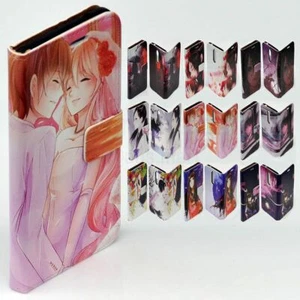 Funda protectora tipo billetera para teléfono móvil con tema de manga impreso con tema de anime para Apple iPhone serie 1 - Imagen 1 de 10