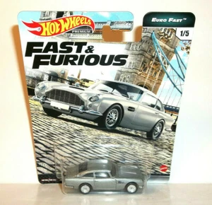 2020 HOT WHEELS PREMIUM CAR CULTURE FAST & FURIOUS EURO FAST ASTON MARTIN DB5 - Picture 1 of 6