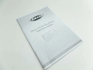 Carson Virus 4.0 6S Betriebsanleitung und Ersatzteilliste CV3® - Bild 1 von 2
