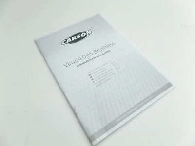 Carson Virus 4.0 6S Betriebsanleitung und Ersatzteilliste CV3® - Bild 1 von 2