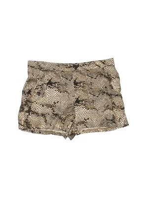 Ecote Animal Print Size SMALL Light Weight Shorts ~ Black Cream White - Image 1 of 2