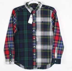 Polo Ralph Lauren Boys Kids Classic Plaid Button Shirt Multi Color Long Sleeve - Picture 1 of 5