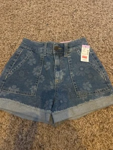 evsie girls jean shorts nwt 8 - Picture 1 of 2