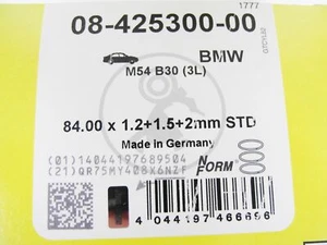 Kolbenringe GÖTZE BMW 3,0l 330i 530i 730i X3 X5 Z3 Z4 M54B30 M54B25 84,0mm - Bild 1 von 4