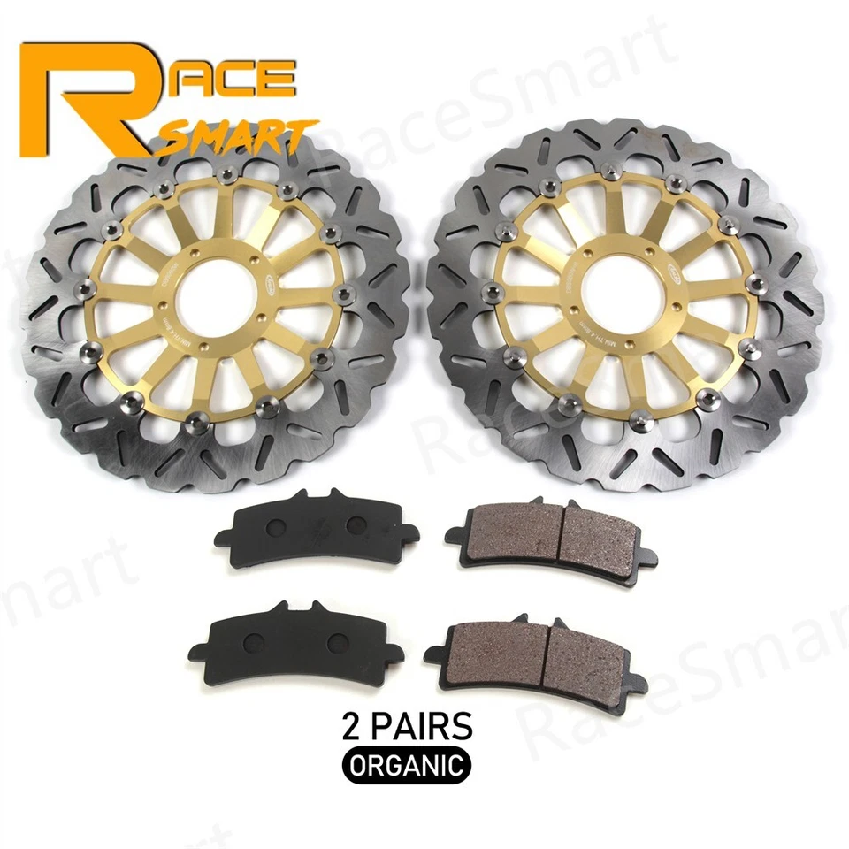 Pastillas rotores de freno delanteros para Ducati 1098 1098S 2007 2008 Streetfighter 2009-2011 Foto 1 de 4
