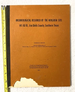 VINTAGE 1977 ARCHEOLOGICAL PUBLICATION,TEXAS,HINOJOSA,ARROWHEADS,TREASURE,MAP :) - Picture 1 of 7