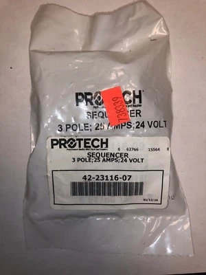 Protech Rheem 42-23116-07 Sequencer 3 Pole 25Amp 24Volt