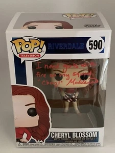 Funko Pop Riverdale Cheryl Blossom Madelaine Petsch Firmado Autografiado JSA Certificado de Autenticidad - Imagen 1 de 8