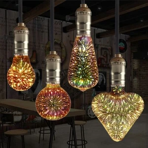 Bombilla Home Light Exquisite 3D LED Bulb High Brightness Lampshade E27 Aluminum - Picture 1 of 20