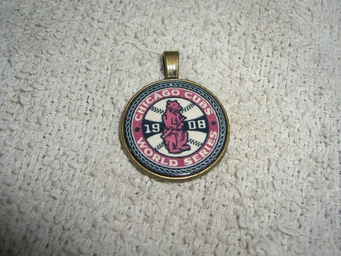 1908 World Series Commemorative Necklace Charm, Chicago Cubs Cover