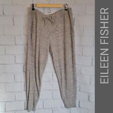 Sz Lg Eileen Fisher $185 linen/cotton knit pants
