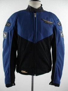 Womens S Joe Rocket Honda Gold Wing Motorcycle Jacket Blue Black Removable Liner - Picture 1 of 24