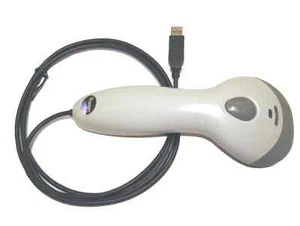 Escáner láser de código de barras Metrologic blanco MS9540 + cable USB de 6 pies + ¡6 meses de garantía! - Imagen 1 de 1