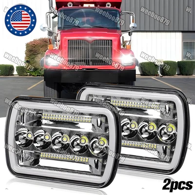 Faro LED alto/bajo 2 piezas para International IHC 3800 5900i 7300 9200 9400i7x6 5x7 Foto 1 de 4
