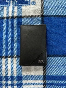 Michael Kors MK Women’s Men Unisex Bi Fold Credit Card Wallet Black Slim - Bild 1 von 5