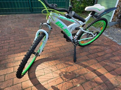 Mountainbike BLISS Fully 26 Zoll weiß-grün, 21-Gang Shimano - Bild 1 von 4