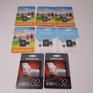 Samsung Integral Micro SD Card 32GB 16GB Memory Card SDHC  phone camera tablet - Picture 1 of 9