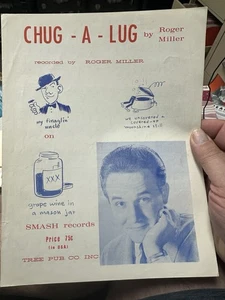 Partituras de Roger Miller J 1964 CHUG-A-LUG - Imagen 1 de 1