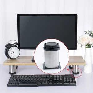 3" Furniture Legs Stainless Steel Sofa Chair Adjustable Feet Replacement 8pcs - Picture 1 of 7