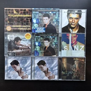 Alejandro Sanz - 9 COLLECTORS CD LOT from Brasil/ Argentina/ Mexico/ US - Picture 1 of 20