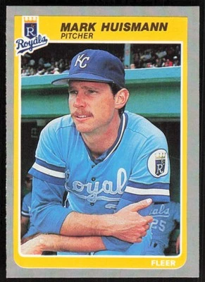 1985 Fleer #203 Mark Huismann   PITCHER- FREE SHIPPING - Image 1 of 2