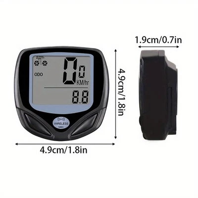 Sturdy Waterproof Dustproof Tech-Savvy Wireless Bicycle Speedometer And Odometer - Image 1 of 4