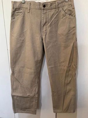 Pantalones cargo resistentes Dickies beige calce relajado cintura 34 entrepierna 30 para hombre Foto 1 de 4