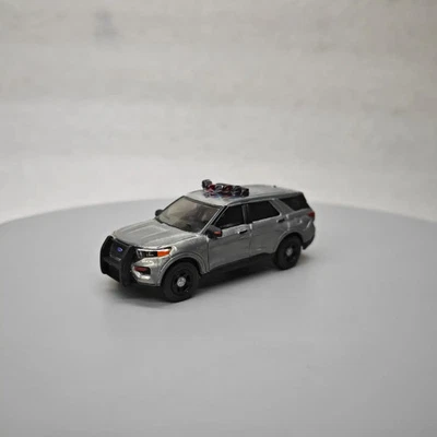 Green Light 1:64 2020 Ford Police Interceptor Utility Clear Edition Alloy Models - Image 1 of 4