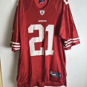 Vintage REEBOK San Francisco 49ers Frank Gore NFL Jersey Men’s Large Red - Picture 1 of 11