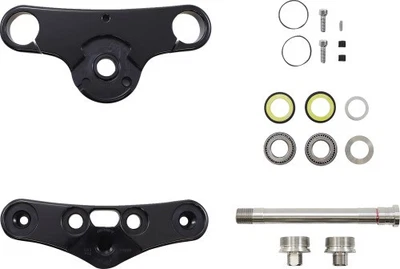 Hawg Halters Inc 6deg. Triple Tree - Black Motorcycle Street Bike 49WGAR6-ST18 - Image 1 of 3